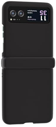 Custodia a libro per cellulare compatibile con Motorola Razr 40, protezione con cerniera, antiurto, antigraffio, custodia protettiva sottile, ultra sottile, paraurti rigido in policarbonato