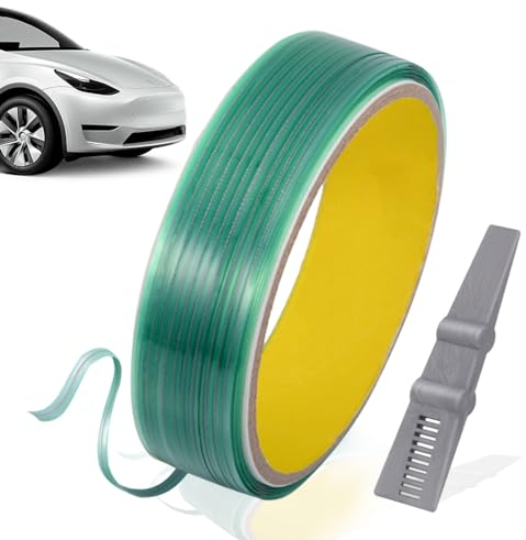 5M Messerloses Klebeband, Tape mit Bringen Sie einen Schaber, für Car Wrapping, Vinylfolie, No-Cut Kratzerfrei, Messerloses Schneideband