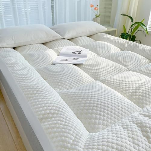 Dremdo Futon Matratze Japanische Bodenmatratze, Verdicken Faltbare Bett Matratze, Weiche Bett Matratze Isomatte Tragbare Matratze für Schlafzimmer Gästezimmer,Grau,120x200cm