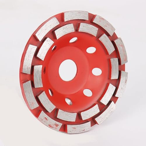 HomeDejavu Disco abrasivo de diamante,Muela abrasiva de diamante cóncava,Muela plana de diamante,Muela de diamante 125 mm × 22,23 mm,para mampostería de granito de piedra de hormigón