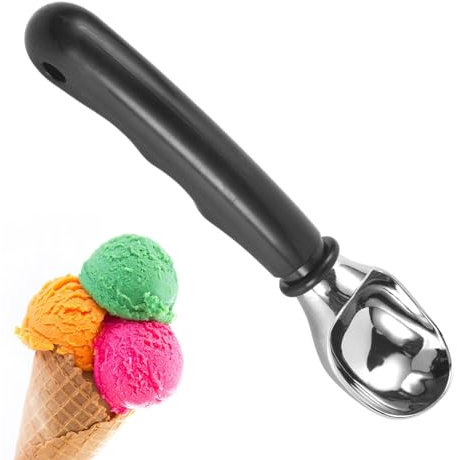 Große Eisschaufel Backschaufel mit bequemem Griff | Heavy Duty Eisschaufel, Multifunktionale Eisschaufel für Teig, Eiweißbällchen, Fleischbällchen