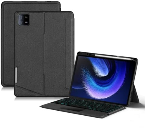 kaidisen Backlit Keyboard Case for Xiaomi Pad 6 11 inch Keyboard with Touchpad Backlight Portrait Mode Magnetic Detachable Touch Keyboard Case