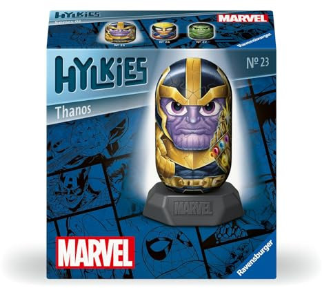 Ravensburger Hylkies Figures Thanos - Marvel Avengers Gifts for Kids and Adults Age 6 Years Up - Collectable Toys and 3D Puzzles