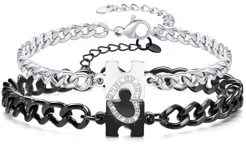 Gkmamrg Partnerarmbänder - Partner Armbänder - Pärchen armband - Partner geschenke - Geschenk für Freund Mann Ehemann Weihnachtsgeschenke