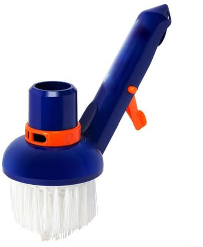 Efficace strumento di pulizia della piscina, piccola testa di aspirazione con spazzola per una facile manutenzione