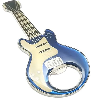 Abrebotellas Con Forma De Guitarra De 1 Pieza, Abridor De Botellas Magnético, Abridor De Botellas Creativo, Abridor De Botellas De Regalo, Abridor De Botellas De Metal