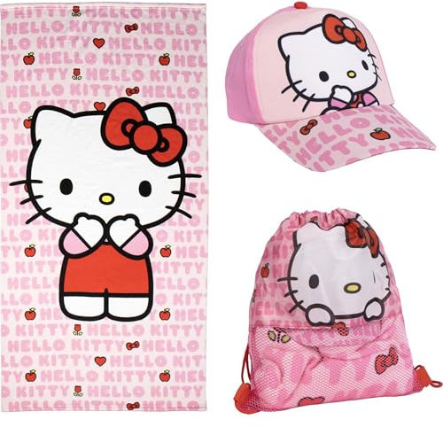 Hello Kitty Toalla de baño Rosa - Marca EAN: 8445484470802