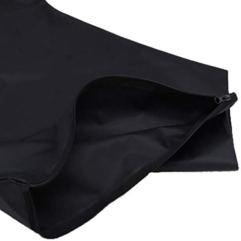Fdit Leaf Blower Vacuum Zippered Bag, 420D Oxford Vacuum Bag for Leaf and Dust Collection Included 1 Leaf Blower Vacuum Zippered Bag (black)