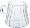 Kichvoe Jarra de Leche de Vidrio Jarra con Pico Vertedor para Leche Práctico para Cocina