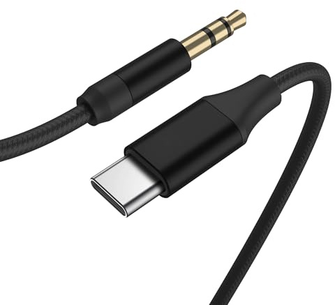 Aux to usb c cable, Aux cable for iphone usb c, Usb c to 3.5mm jack for iPhone 15 Pro Max, S21 Ultra S20 Ultra Note 20 10 Plus for Car Stereo 100CM (1m)