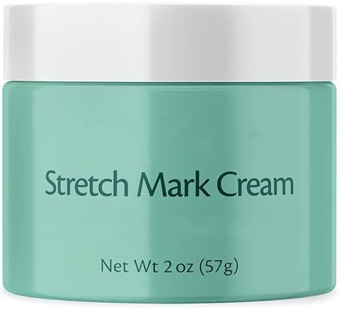 Dehnungsstreifencreme, tiefenwirksam feuchtigkeitsspendende Schwangerschaftspflege, Narbenentfernung & Hautreparaturlotion für Frauen, ideal für Bauch, Oberschenkel und Hüften (57 g)