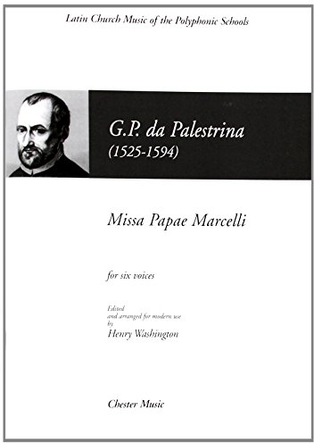 Missa Papae Marcelli (The Chester Books of Motets, Band 17)