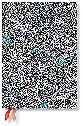 Granada Turquoise (Moorish Mosaic) Midi 12-month Dayplanner 2024
