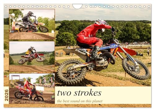 two strokes the best sound on this planet (Wandkalender 2026 DIN A4 quer), CALVENDO Monatskalender: actionreich und spektakulär (CALVENDO Sport)