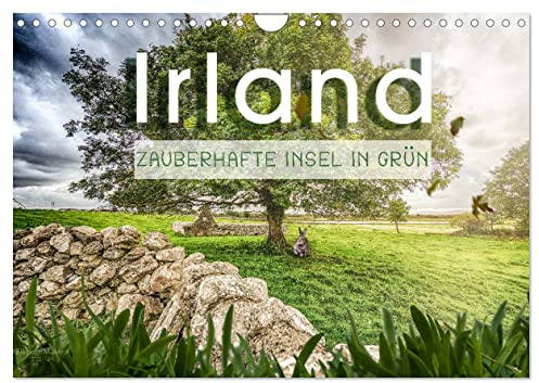 Irland - Zauberhafte Insel in grün (Wandkalender 2026 DIN A4 quer), CALVENDO Monatskalender: Eine Reise durch das zauberhafte Irland (CALVENDO Natur)