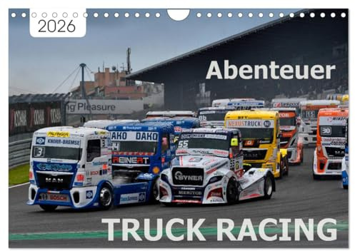 Abenteuer TRUCK RACING (Wandkalender 2026 DIN A4 quer), CALVENDO Monatskalender: Spektakuläre und actionreiche Rennszenen auf dem Nürburgring (CALVENDO Sport)