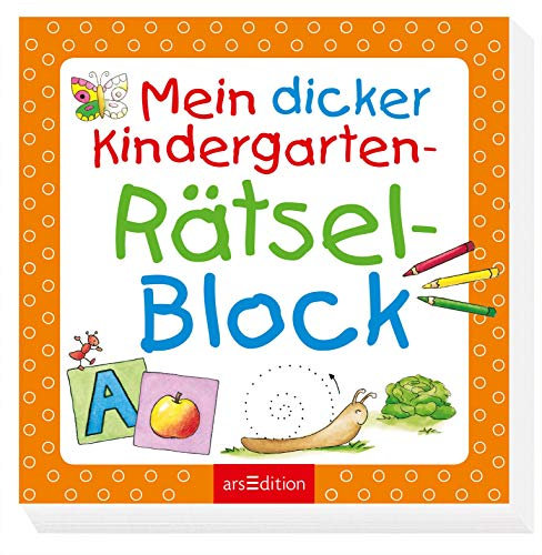 Mein dicker Kindergarten-Rätsel-Block