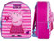 Peppa Pig Rucksack mit 3D Relief, Geräumiger Kinderrucksack mit einem Staufach, verstellbare Schulterriemen, Vadobag VB25042