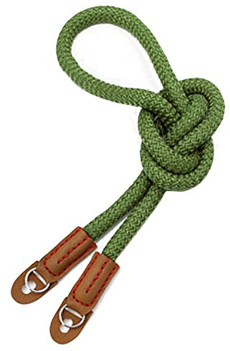 Run shuangyu 99,1 cm Handgefertigtes Weiches Baumwolle Kamera Schulter Hals Gurtband Leder Taille Hand Gürtel für Canon Nikon Sony Samsung Olympus Leica Pentax Fujifilm DSLR, Grün