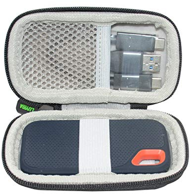 pour SanDisk Extreme Disque Flash SSD Portable 250 Go / 500 Go / 1 to / 2 to Voyage Stockage Porter Étui Housse par LUYIBA