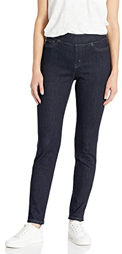 Amazon Essentials Women's Mid-Rise Stretch Pull-On Jegging - Discontinued Colours, Rinsed, 14