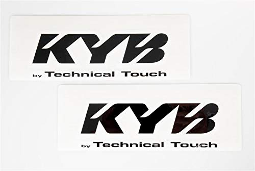 Kayaba Gabel Aufkleber KYB Racing Suspension TT 24x8,5cm transparent schwarz