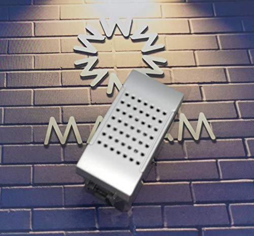 TOT ELECTRIC Interruttori prese pulsanti frutti compatibili con Bticino Living light Tech international e air grigio argento silver (Ronzatore)