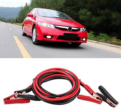 Yosoo Health Gear Cavo per Ponticelli della Batteria, Cavi Batteria Auto 4 Metri, Cavi Ricarica Batteria Auto 2200a Cavi di Avviamento per Ponticelli