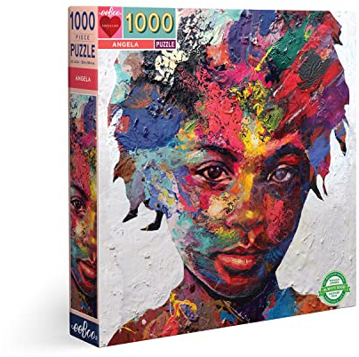 eeBoo PZTANG Angela Puzzle mit 1000 Teilen, für Erwachsene, aus recyceltem Karton, Mehrfarbig