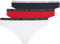 Tommy Hilfiger Perizomi Confezione da 3 Donna Tanga, Multicolore (White/Desert Sky/Primary Red), S