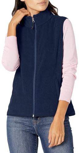 Amazon Essentials Women's Classic-Fit Sleeveless Polar Soft Fleece Vest (Available in Plus Size)