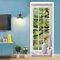 3d Türtapete selbstklebend 100x200cm Türaufkleber Türposter Fototapete Türfolie PVC Türbild Wasserdichte Abnehmbare Art Decals Kinderzimmer Wohnzimmer Schlafzimmer Küche Bad, Landschaft im Freien