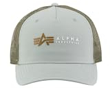 Alpha Industries Alpha Label Trucker Cap Trucker Cap für Herren Dusty Green
