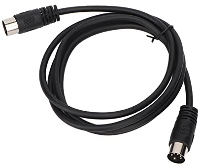 5-poliger Stecker auf 5-poliger Stecker, Audio-Eingangskabel, 4,9 Fuß Din 5-PIN-Stecker-Verlängerungskabel für Media Center-Receiver und Subwoofer