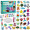 Byncceh Juegos de Pintura, Madera Manualidades de Pintura, Manualidades Kit de 40 Imanes De Refrigerador Actividades Creativas, Regalo Cumpleaños para Niños
