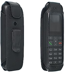 caseroxx Ledertasche mit Gürtelclip für Telekom Speedphone 12 in schwarz – robuste Handy-Tasche mit Sichtfenster & Gürtelclip aus Echtleder, ideal für Beruf, Freizeit, Outdoor & sicheren Transport