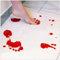 EHOTER Halloween Badematte Bloody Footprint Badematte ändert die Farbe wenn sie nass ist Rutschfester Teppich Halloween erschrecken Ihre Freunde Bettlaken für Dusche Bad