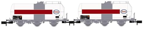 SNCF Tankwagen, 3 Achsen, 2 Stück, „Esso“, Epoche IV