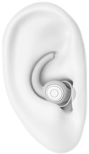 Ear Plugs for Sleep Noise Reduction, Soft Comfortable 2-Pack Silicone Ear Plug for Sleeping 28dB Noise Cancelling Hearing Protection Earplugs for Sleep, Airplane Travel