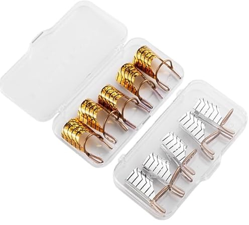 Juego de manicura, pegamento fototerapéutico de cristal, extensión de uñas, clip de fijación, soporte de papel de uñas, funda de molde en forma de herradura