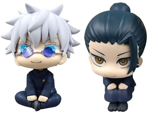 ADDLIVE 2 Stück Geto Suguru, 10cm Anime Figuren Gojo Satoru, Anime Action Figur Collectible, PVC Statue Desktop Ornamente Dekoration Geburtstagsgeschenk für Anime Fans