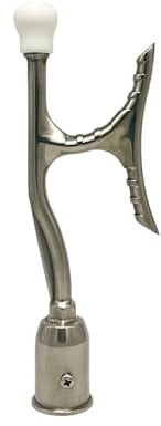 Avibo Marine-Grade Steel Hook for Extension Pole | Boat, Ship, and Open Ocean Marine-Grade Steel Hook | Grab Lines | Dock Boats | Extend Reach