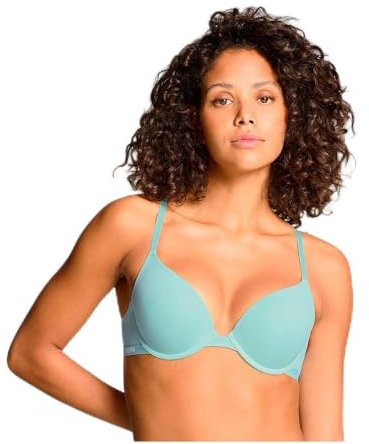 PUMA Damen Pushup Bra, Mint, 75B EU