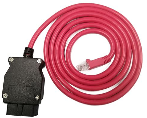 Alchiauto ENET OBD2-Kabel Ethernet RJ45 auf OBDII Adapter OBDii kompatibel für G Serie F Serie Ista