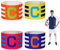 flintronic 4PCS Kapitänsband, Kapitän Armbinde, Gummielastische Armbinde, Spielführerbinde für Fußball und Rugby, Captains Armband, für für Erwachsene und Jugendliche- Schwarz
