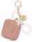 V.R.HOPE Hülle für Airpods 4 Generation mit Schlüsselanhänger Glitzer Aesthetic Cute Kopfhörer Hülle, Silikon Schutzhülle für Mädchen Frauen Kompatibel mit Airpods 4 - Khaki