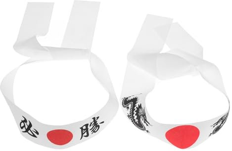 Ninja Stirnband 2 Stück-pack aus Polyester, Leicht und Rutschfest