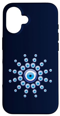 Hülle für iPhone 16 Böses Auge Griechisches Auge Nazar Evil Eye