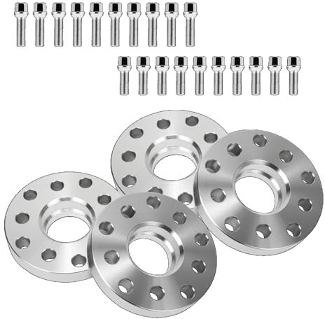 Rad Distanzscheiben Für VW Für Golf 2x15mm/2x20mm Hubzentrische Spurverbreiterungen Und Schrauben 57,1mm 5x100/5x112mm Spürverbreiterungsatz
