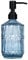 SDlumeiy 18 oz Dark Green Thick Glass Soap Dispenser with Black Rustproof Pump Refillable Bathroom, Kitchen Soap Dispenser for Hand Soap, Detergent, Lotion (Blue)